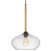 Quoizel Merino Single Light 13" Wide Pendant Tarnished Bronze