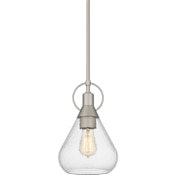 Quoizel Singh 8" Wide Mini Pendant Brushed Nickel
