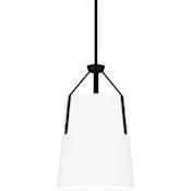 Quoizel Faye 12" Wide Pendant Matte Black
