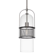 Quoizel Soffer 7" Wide Mini Pendant Antique Nickel