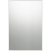 Quoizel Deuel 24" W x 36" H Rectangular Steel Framed Bathroom Wall Mirror Polished Chrome