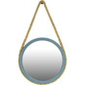 Quoizel Tiller 25-1/2" W x 44-1/2" H Coastal Circular Framed Bathroom Wall Mirror N/A