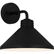 Quoizel Rencher 11" Tall Wall Sconce Matte Black