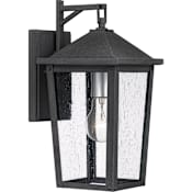 Quoizel Stoneleigh 13" Tall Outdoor Wall Sconce Mottled Black