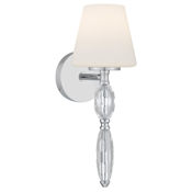 Quoizel Stone 17" Tall Wall Sconce Polished Chrome