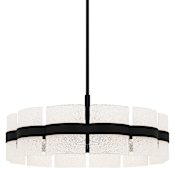 Quoizel Sweeney 6 Light 30" Wide Pendant / Converts to Semi-Flush Matte Black