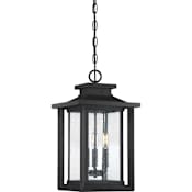 Quoizel Wakefield 3 Light 11" Wide Outdoor Pendant Earth Black