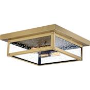 Quoizel Westover 12" Wide Flush Mount Ceiling Fixture Antique Brass