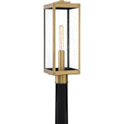 Quoizel Westover 21" Tall Outdoor Single Head Post Light Antique Brass