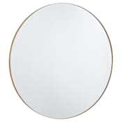 Quorum International Round 42" Diameter Modern Circular Metal Framed Bathroom Wall Mirror Gold