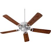 Quorum International Estate Patio 52" 5 Blade Hanging Indoor / Outdoor Ceiling Fan with Reversible Motor and Blades Galvanized