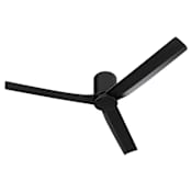Quorum International Barrett 3 Blade Indoor / Outdoor LED Ceiling Fan Matte Black