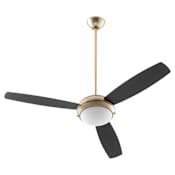 Quorum International Expo 52" 3 Blade Indoor Ceiling Fan Aged Brass