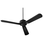 Quorum International Solis 56" 3 Blade Indoor / Outdoor Ceiling Fan Black
