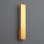 Quorum International Icon 20" Tall LED Wall Sconce Aged Brass