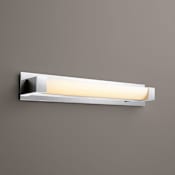 Quorum International Balance 29" Wide LED Bath Bar in Polished Nickel Polished Nickel