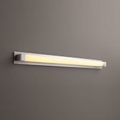 Quorum International Balance 2 Light 53" Wide LED Bath Bar Satin Nickel