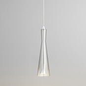 Quorum International Cornet 4" Wide LED Mini Pendant Smoke Ombre