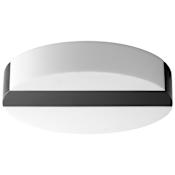 Quorum International Aurora 14" Wide LED Flush Mount Drum Ceiling Fixture Black