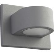 Quorum International Eris 2 Light 5" Tall LED Outdoor Wall Sconce Grey
