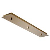 Quorum International Canopy Kit 36" Wide 3 Light Canopy for Quorum International Pendants Aged Brass