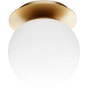 Quorum International Lacy 6" Wide Vanity Light Aged Brass