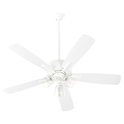 Quorum International Ovation 52" 5 Blade Indoor Ceiling Fan Studio White