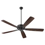 Quorum International Ovation 60" 5 Blade Indoor Ceiling Fan Matte Black