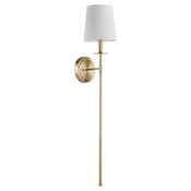Quorum International 20" Tall Wall Sconce Aged Brass
