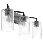 Quorum International Merrick 3 Light 25" Wide Vanity Light Matte Black