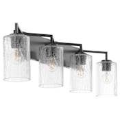 Quorum International Merrick 4 Light 35" Wide Vanity Light Matte Black