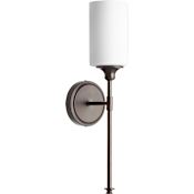 Quorum International Celeste Single Light 4-3/4" Wide Bathroom Sconce Oiled Bronze