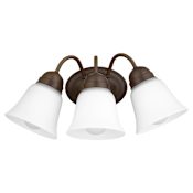 Quorum International 3 Light 17" Wide Vanity Light Oiled Bronze