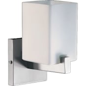 Quorum International Modus 1 Light Bathroom Sconce Satin Nickel