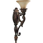 Quorum International Madeleine 1 Light Bathroom Sconce Corsican Gold