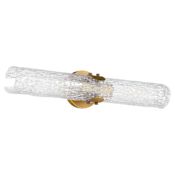 Quorum International Meriam 2 Light 5" Tall Wall Sconce Brushed Brass