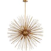 Quorum International Electra 10 Light Large Pendant Gold Leaf