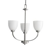 Quorum International Reyes 3 Light 22" Wide Chandelier Classic Nickel