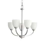 Quorum International Reyes 5 Light 26" Wide Chandelier Classic Nickel