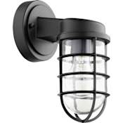 Quorum International Belfour Single Light 10" Tall Outdoor Wall Sconce Noir