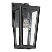 Quorum International Bravo 12" Tall Outdoor Wall Sconce Noir