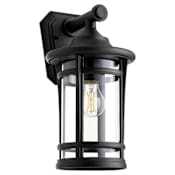 Quorum International Haley 15" Tall Outdoor Wall Sconce Noir