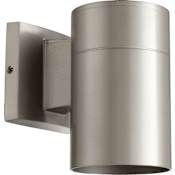 Quorum International Cylinder 7" Tall Outdoor Wall Sconce Graphite