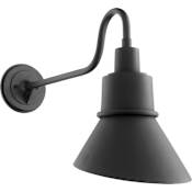 Quorum International Torrey Single Light 18-1/4" Tall Outdoor Wall Sconce Noir