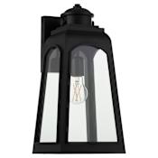 Quorum International Francis 17" Tall Outdoor Wall Sconce Matte Black