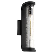 Quorum International Vitro 15" Tall Outdoor Wall Sconce Noir