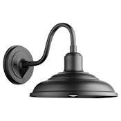 Quorum International 11" Tall Outdoor Wall Sconce - 16-1/2" Extension Noir
