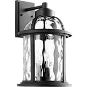 Quorum International Winston 4 Light 18" Tall Outdoor Wall Sconce Noir