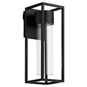 Quorum International Delgado 14" Tall LED Outdoor Wall Sconce Matte Black