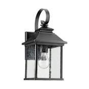 Quorum International Pearson 1 Light Outdoor Wall Sconce Noir
